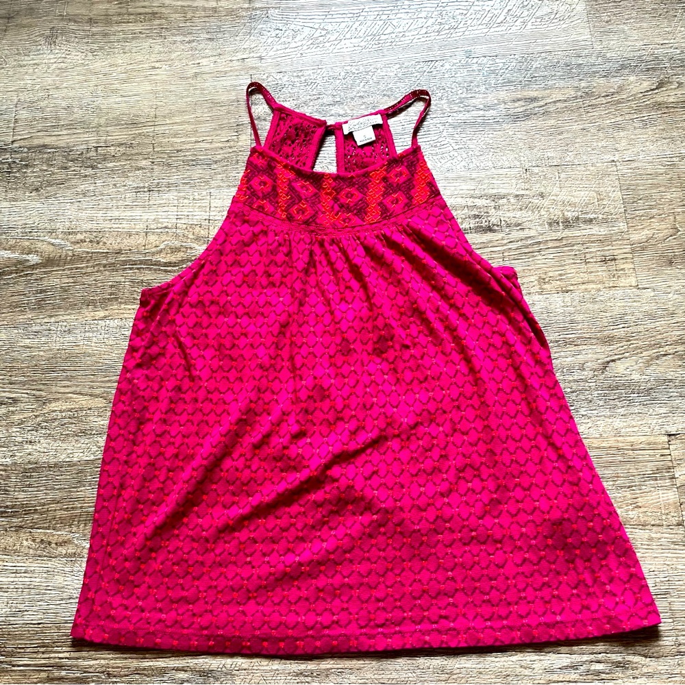 Lucky Brand women’s small burgundy boho cami